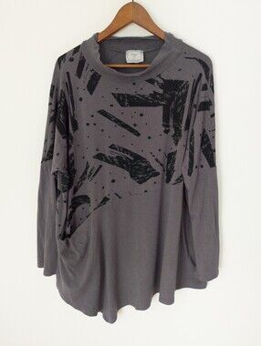 Chalet Et Ceci Asymmetric Stretchy Tunic Top Large